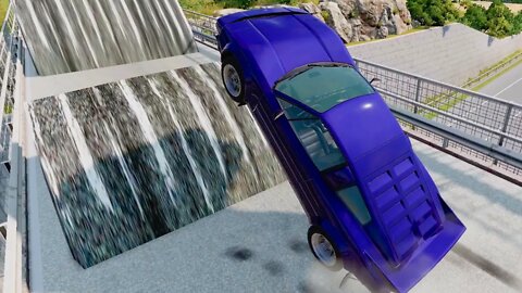 Car vs Massive Speed Bumps (Breakers) | 2 | BeamNG 60 fps | Crash Cars Games 2022