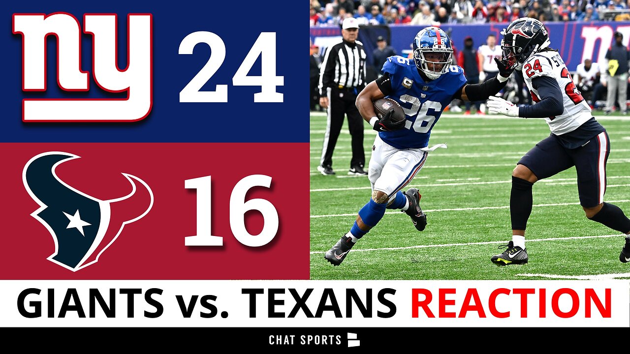 New York Giants News & Rumors After WIN vs. Texans: Cut Kenny Golladay? Daniel Jones, Saquon Barkley