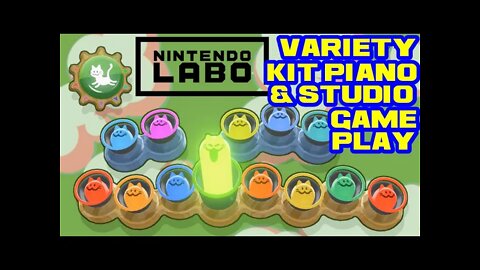 Nintendo Labo Variety Kit Piano & Studio Gameplay - Nintendo Switch 😎Benjamillion