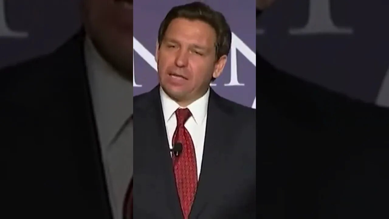 DeSantis speaks on the purpose of our school system