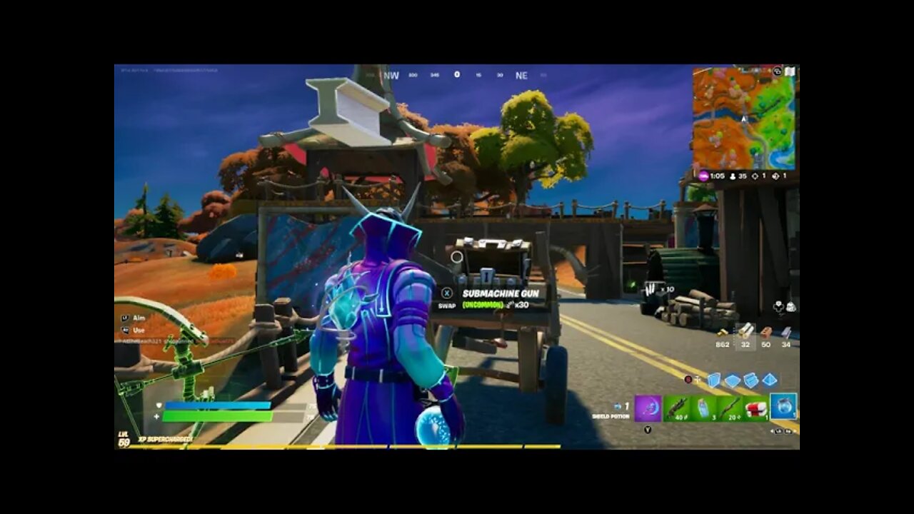 Luminous finds a Crop Circle!!! epic play and one mistake! / Long Live Lunar Republic / Fortnite