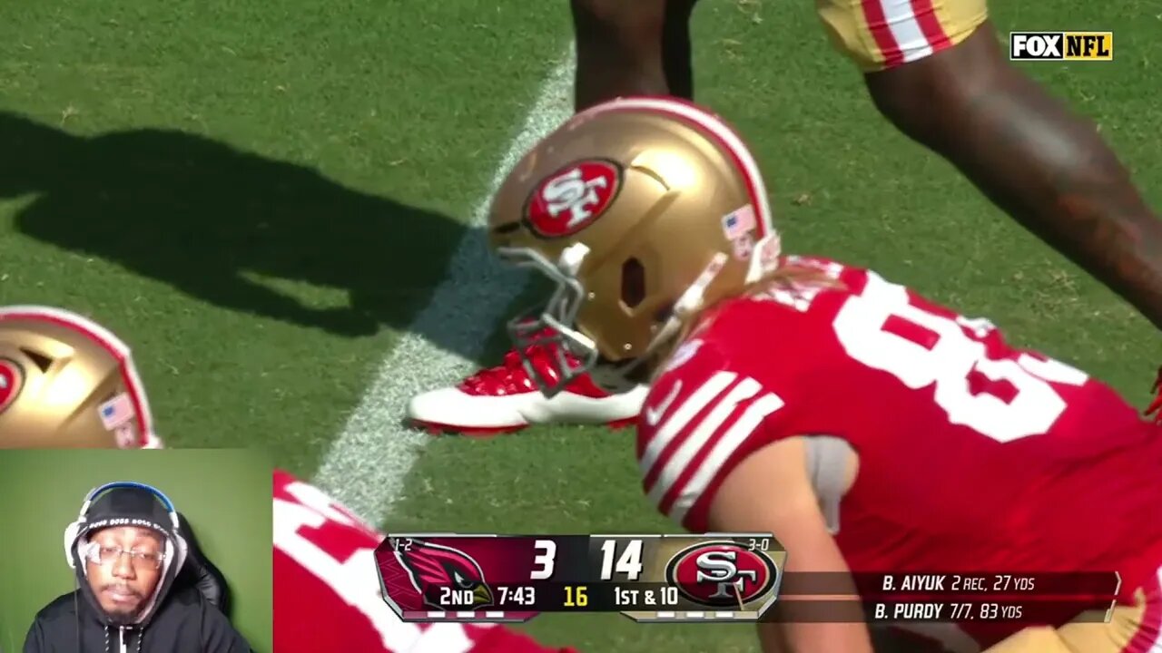 fetti reacts to Arizona Cardinals vs San Fransisco 49ers 2023 Week 4 Game Highlights
