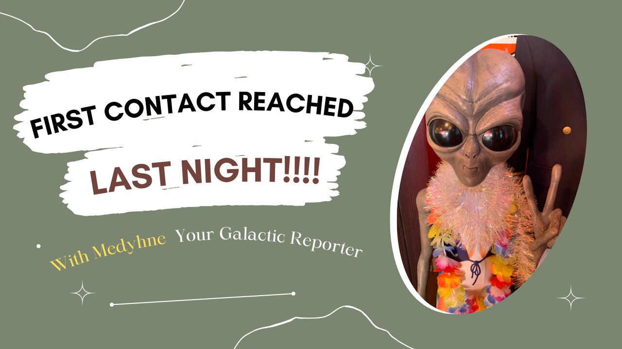 WOW!!! FIRST (ONE ON ONE) GALACTIC CONTACT REACHED LAST NIGHT- HUGE MILESTONE!