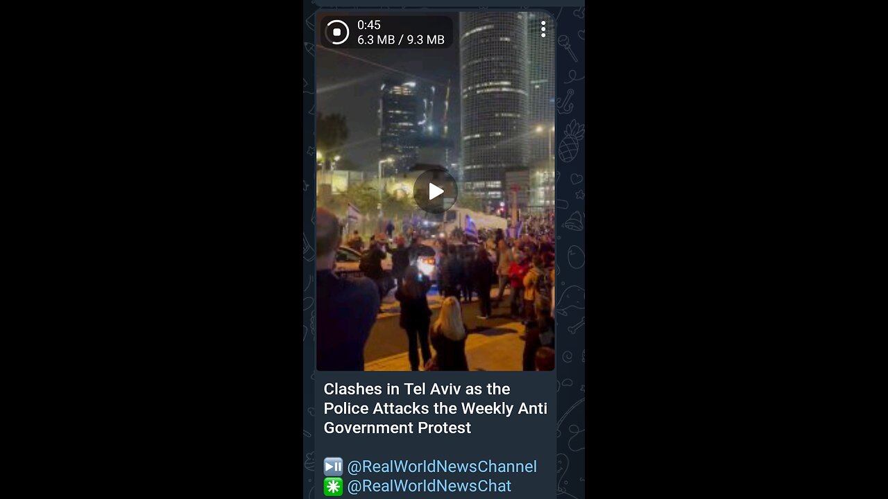 News Shorts: Tel Aviv Clash with Cops