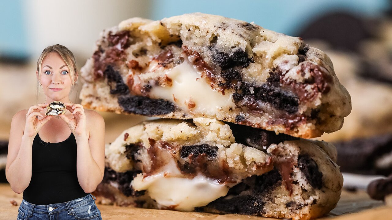 Oreo Cheesecake Cookies