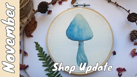 Studio Vlog | Shop Update Mushroom Stickers and Wall Hangings