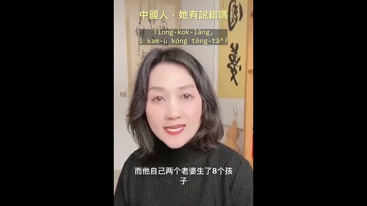 20330330 中國人,她有說錯嗎?