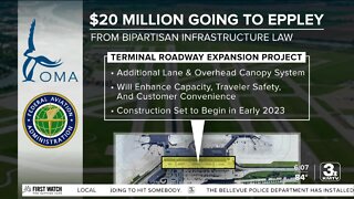 $20M grant to Eppley Airfield from federal infrastructure bill