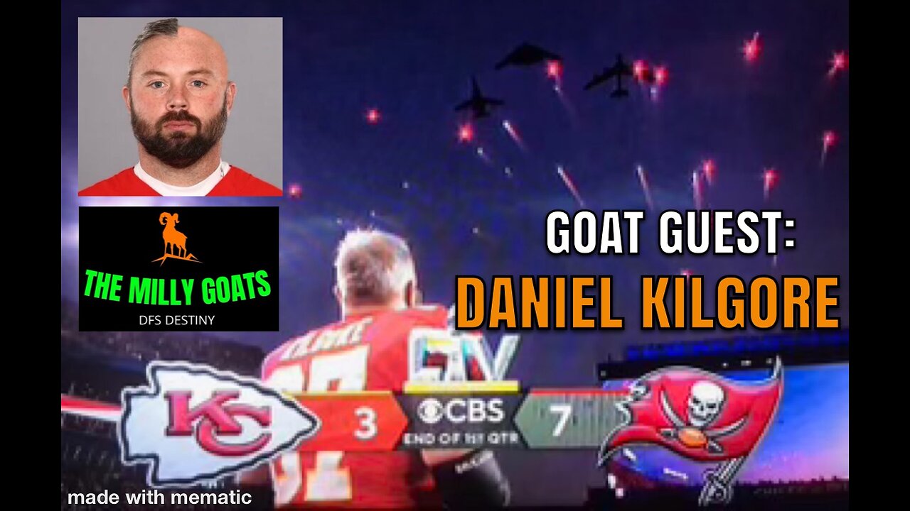 10 Year NFL Stud Daniel Kilgore (SF, MIA, KC) Joins the Show - GOAT Guests