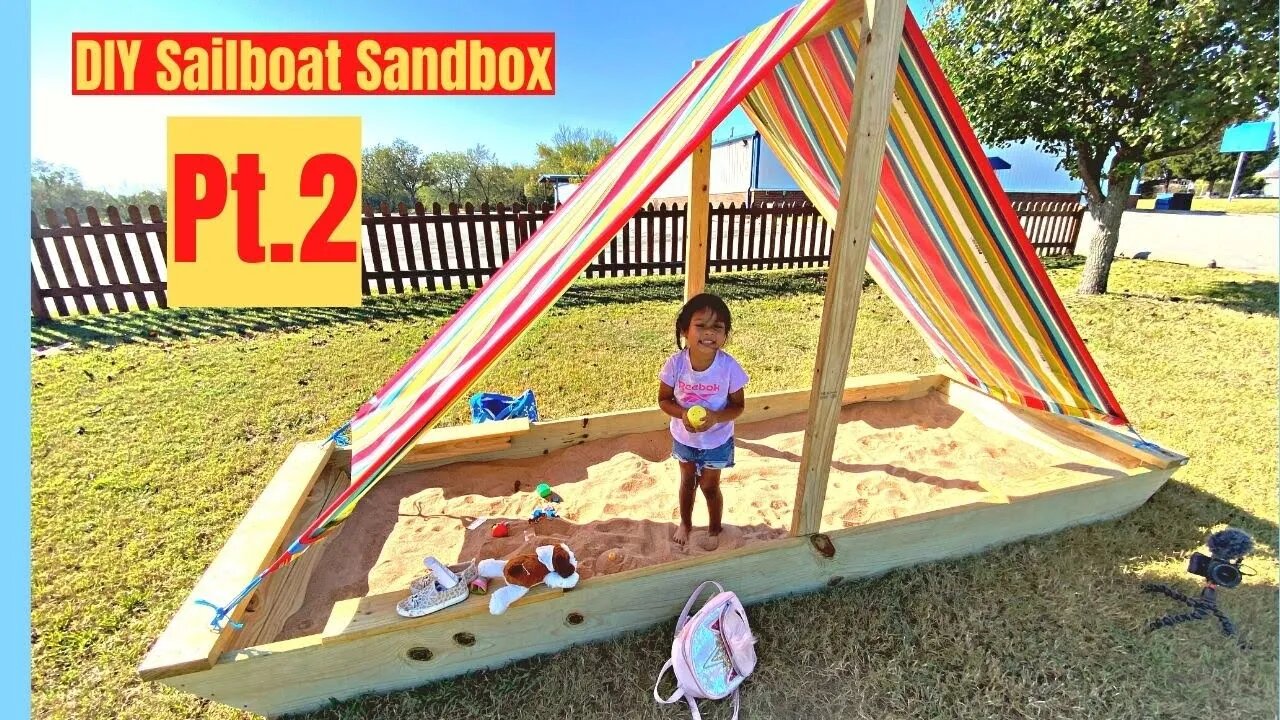 How to Build a Sailboat Sandbox Pt 2