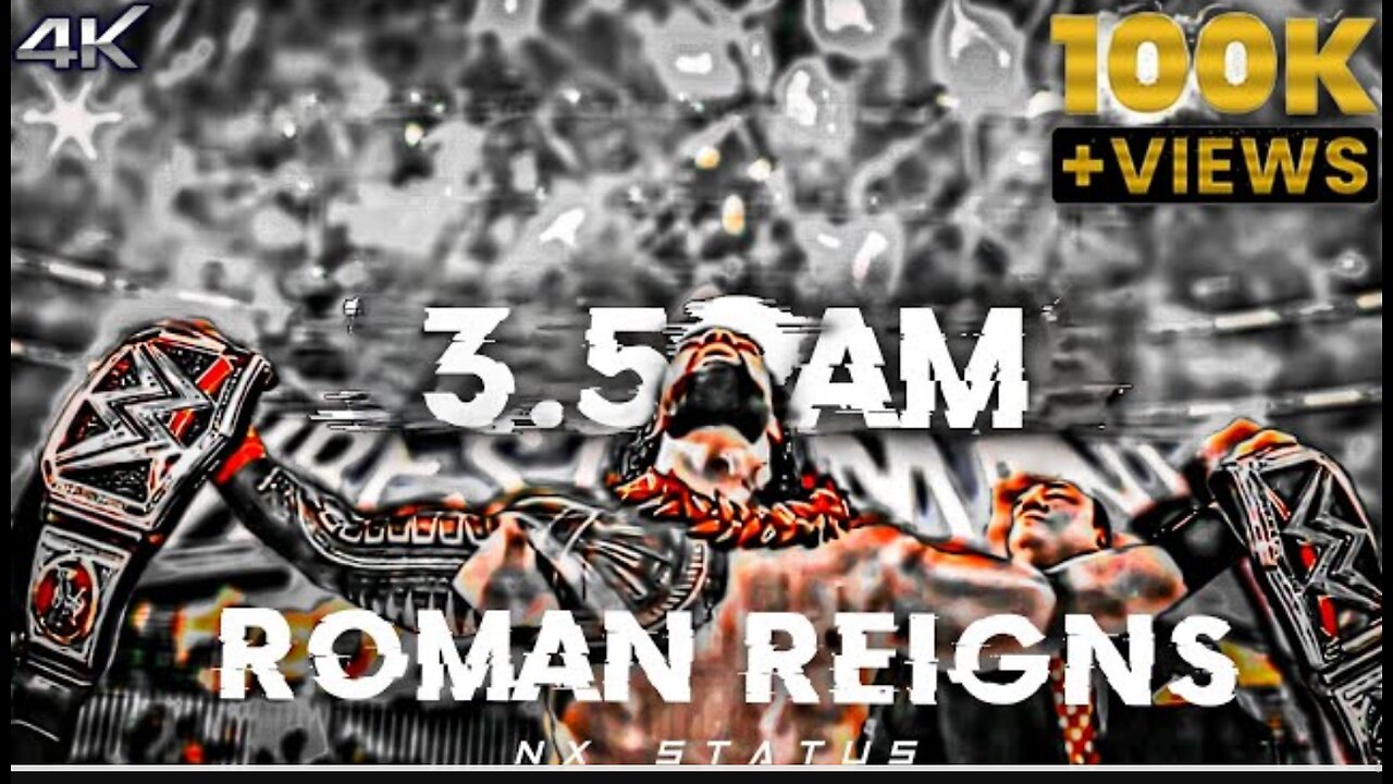 ROMAN REIGNS × 3:59 AM 🥵/ 4KHD STATUS VIDEO ⚡/ #shorts #trending #divine #romanreigns #status #viral