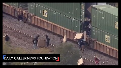 The Great Chicago Train Caper CAUGHT ON VIDEO