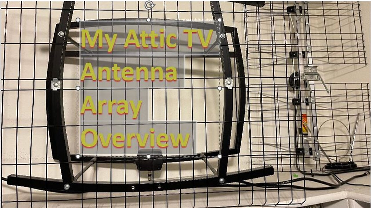 My Indoor Attic TV Antenna Array