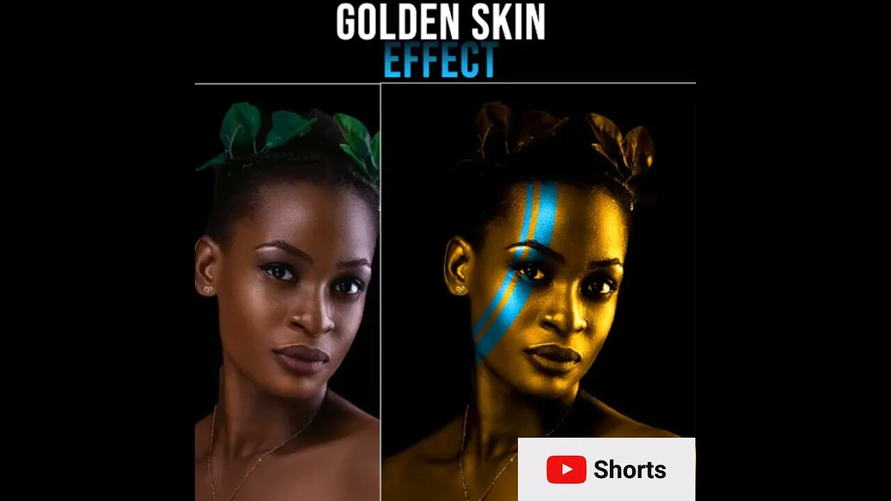 Golden Skin Effect #Photoshop #adobe_photoshop