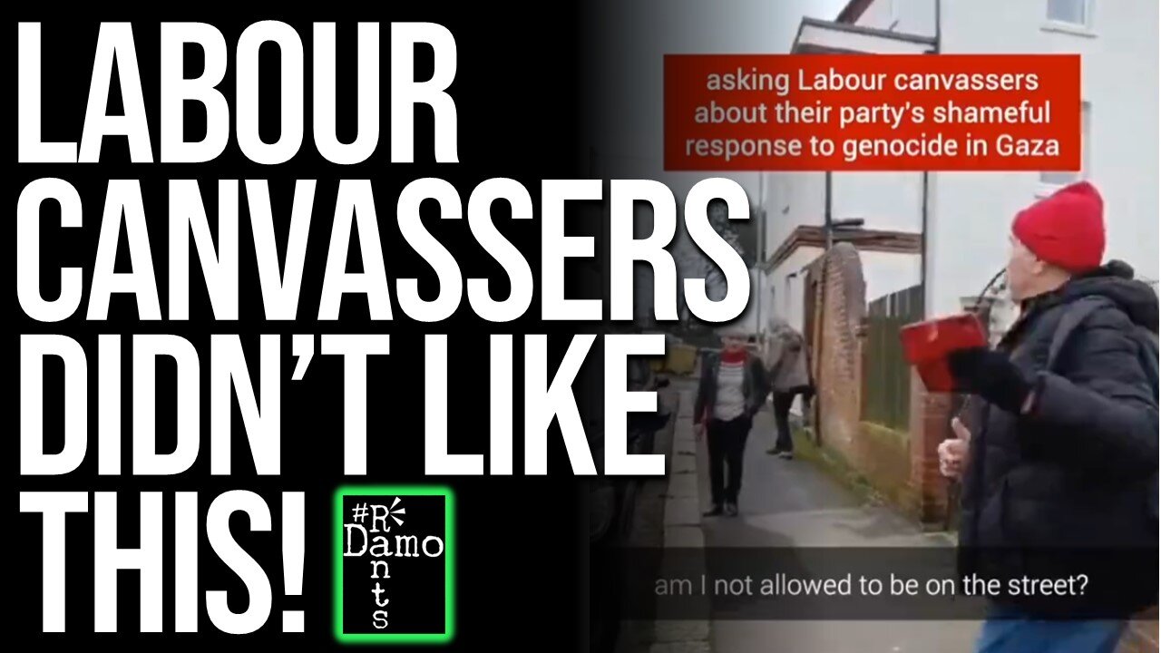 Hilarious vid shows the fate that awaits Labour door knockers on Gaza!