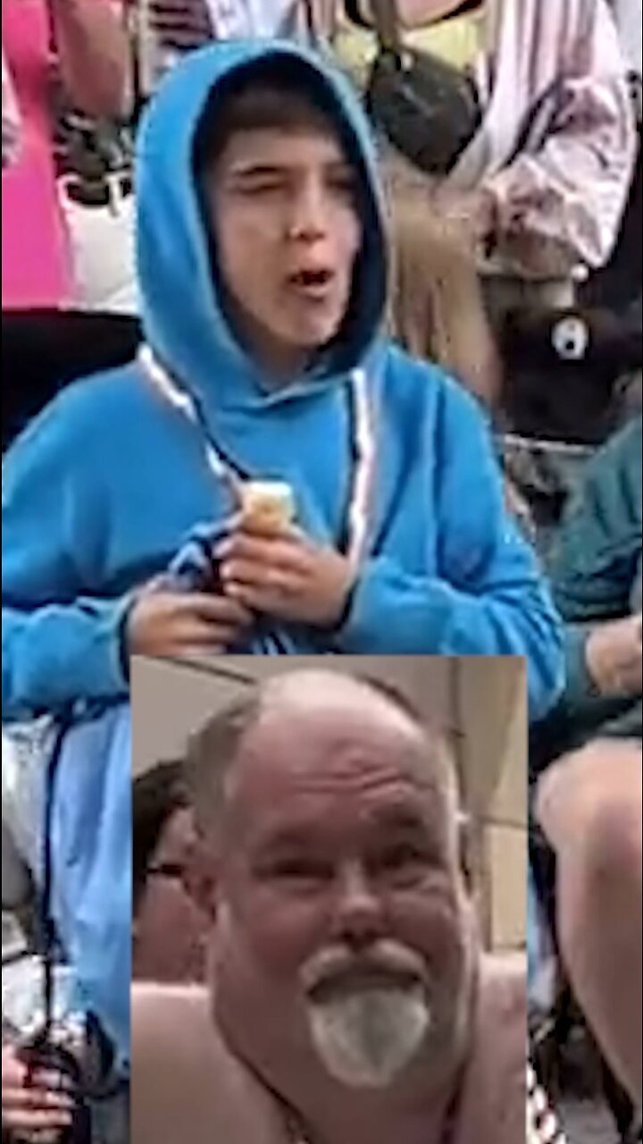 Old Fat NAKED Man Twerks In Front Of Children!! 😱 #shorts