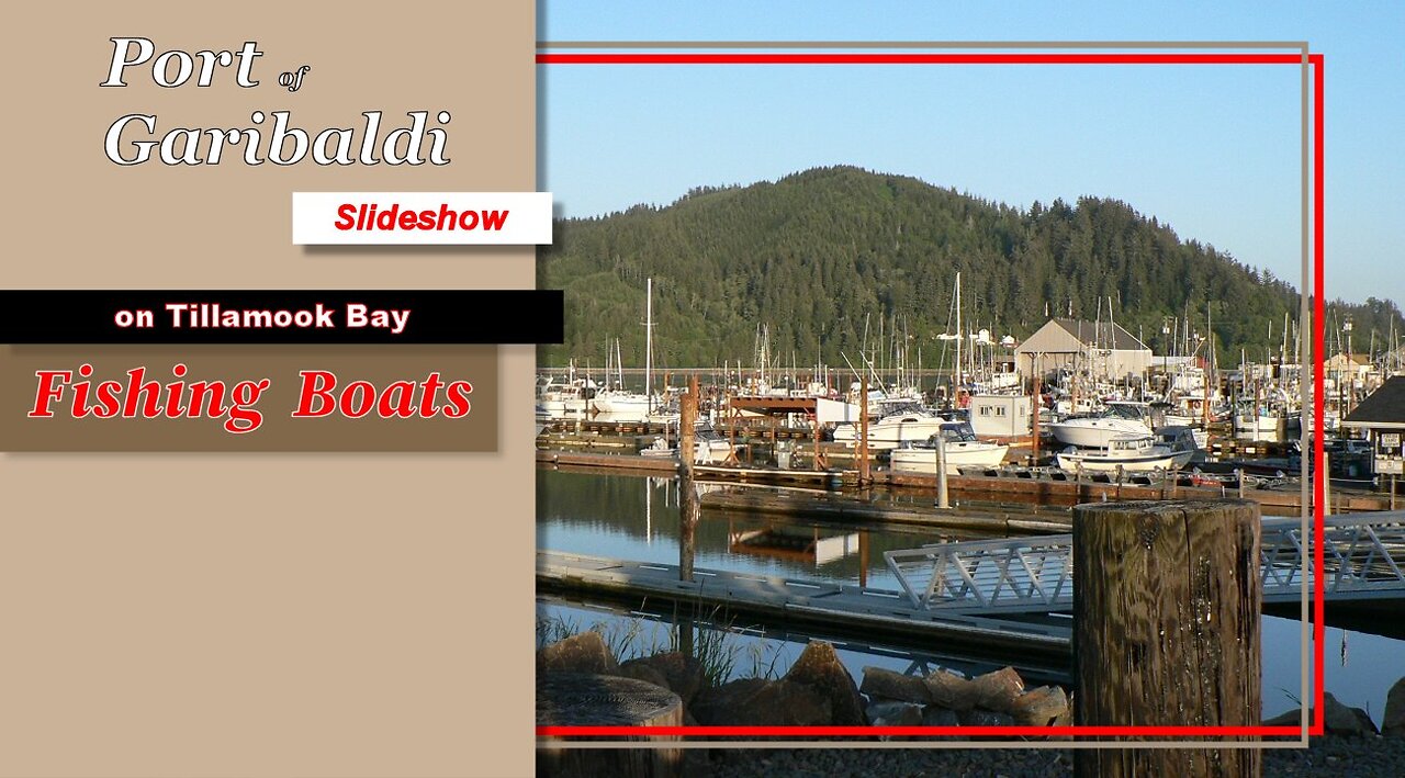 Fishing Boats & Port of Garibaldi on Tillamook Bay, Oregon