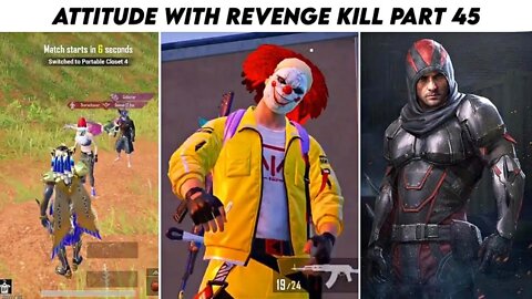 Pubg Mobile Attitude 😈 With Revenge Kill Max Pharaoh x- Suit | Part 45 | Xbot 2.0