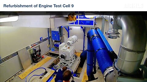 Engine Test Cell Installation - MAHLE Powertrain Timelapse