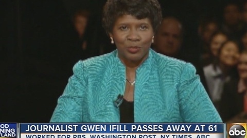 Journalist Gwen Ifill dies at 61