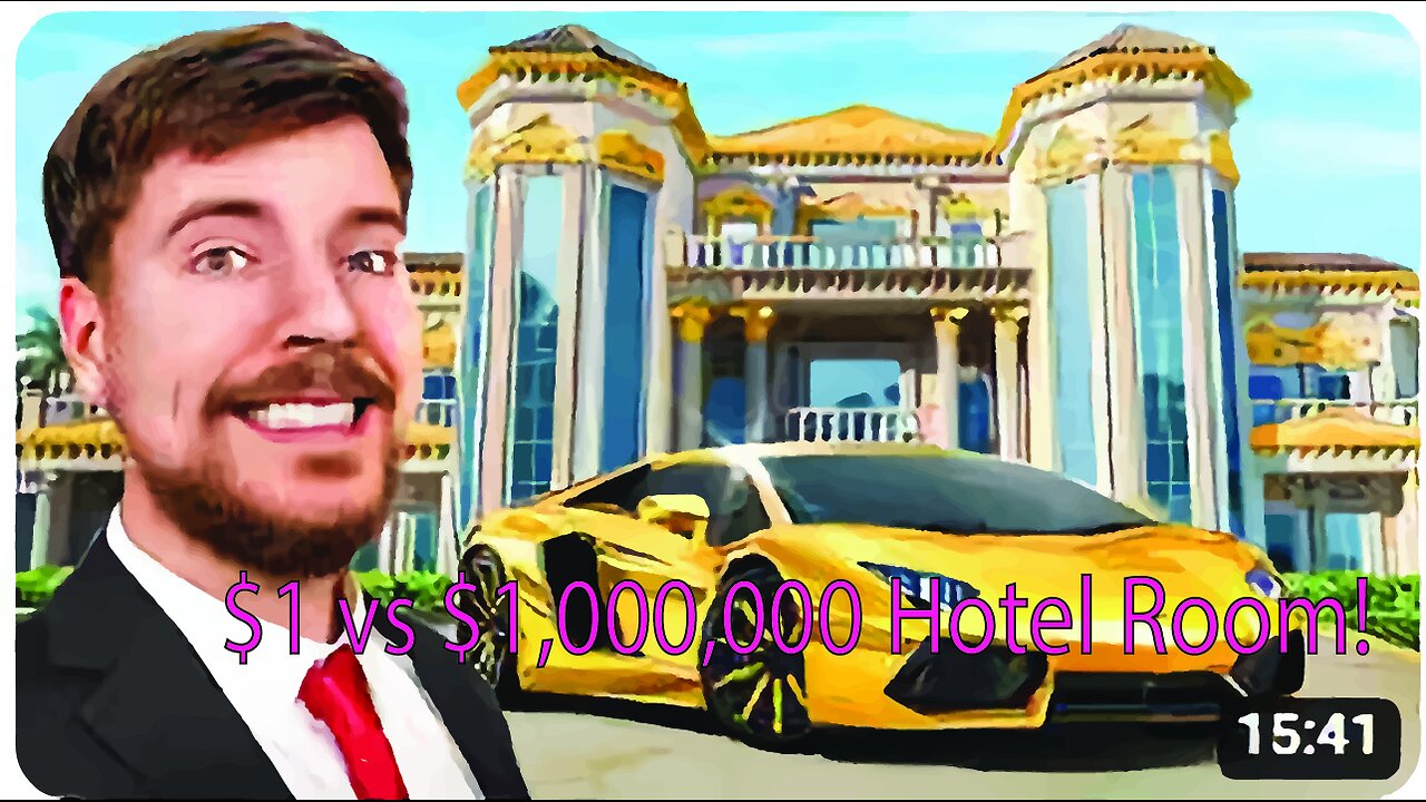 $1 vs $1,000,000 Hotel Room!