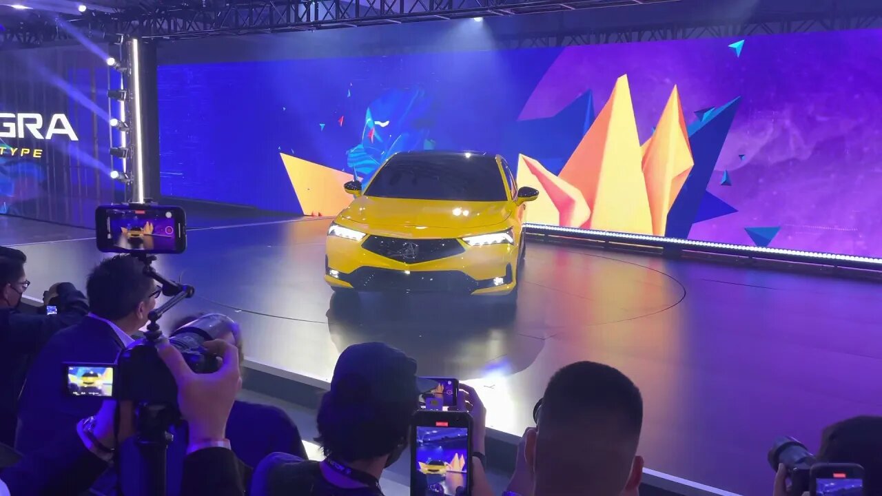 Reveal of 2023 Acura Integra Prototype