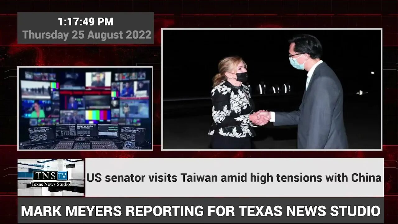 US senator visits Taiwan amid high tensions with China