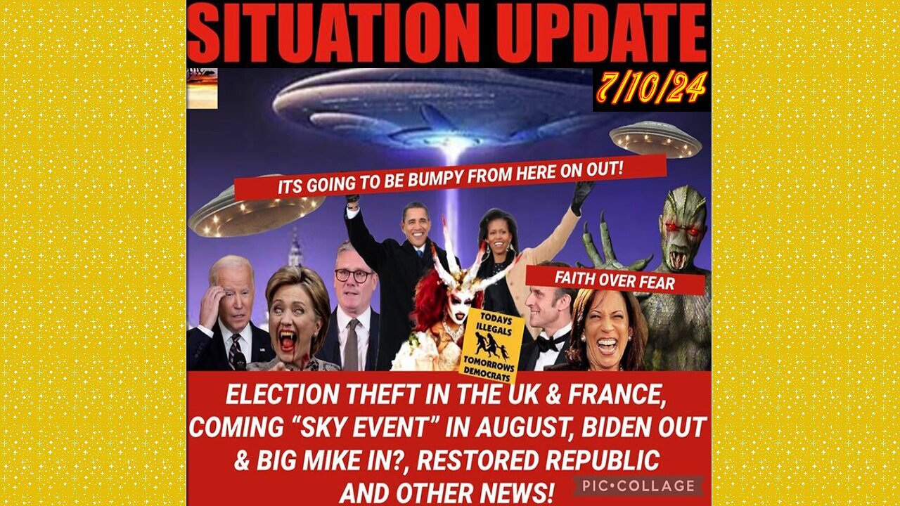 SITUATION UPDATE 7/10/24 - Trump & Biden Debate, Blackout Imminent, Stolen Elections, Judy Byington