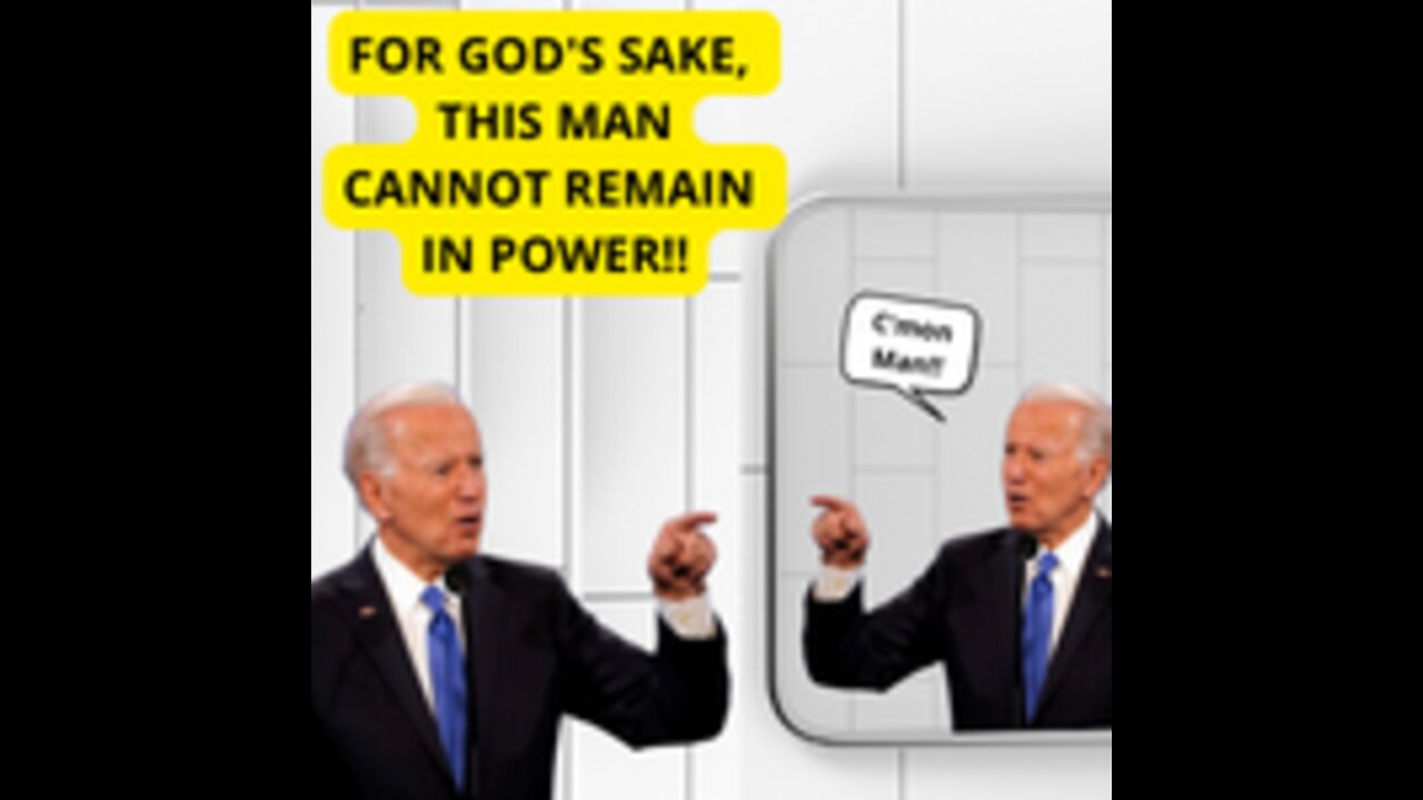 This Man Cannot Remain in Power - A Biden Gaff