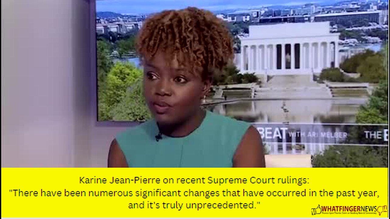 Karine Jean-Pierre on recent Supreme Court rulings