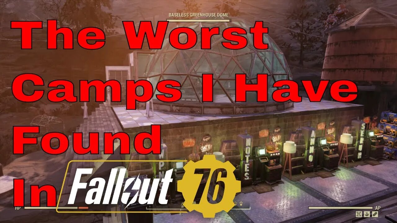 The Worst Camps In Fallout 76 Rated One Flaming Chainsaw