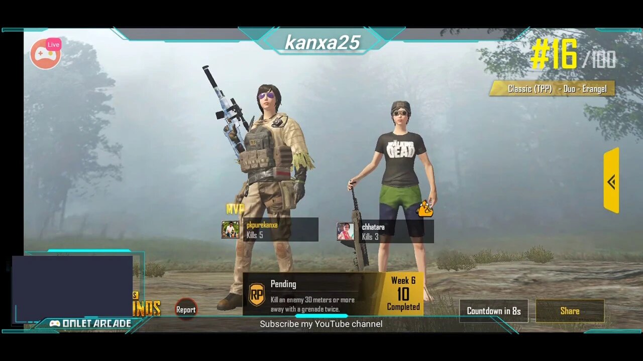 Watch me stream PUBG MOBILE on || Omlet Arcade