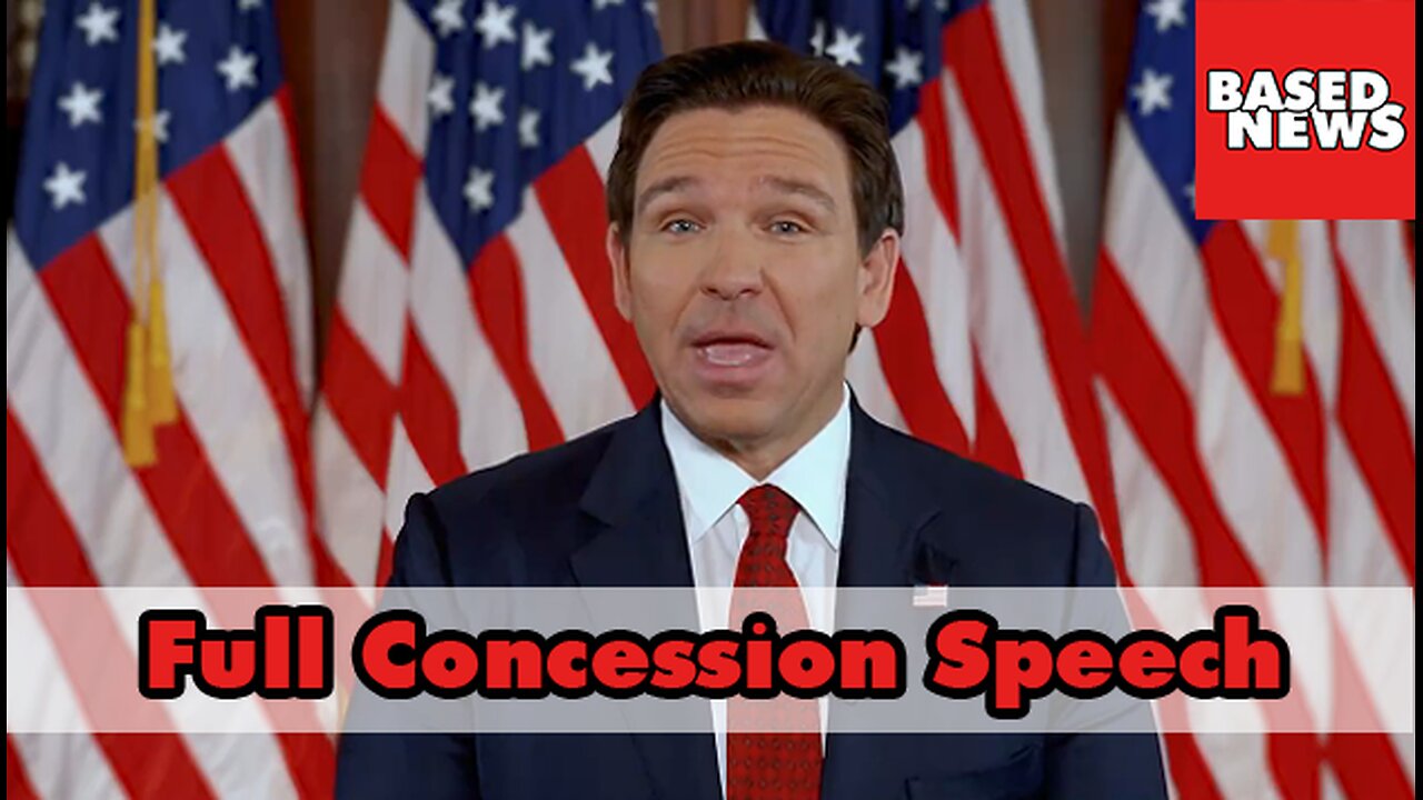 BREAKING: DeSantis drops out & Endorses Trump [FULL VIDEO]