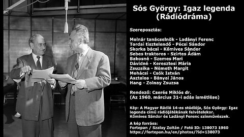 Sós György: Igaz legenda (Rádiódráma)