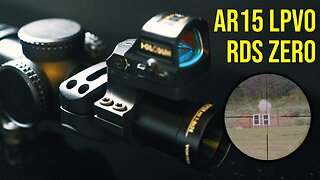 AR15 How To Truly Zero an LPVO or Red Dot