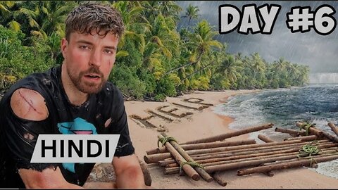 7 Days Stranded On An Island ! New MrBeast Hindi! MrBeast Hindi!