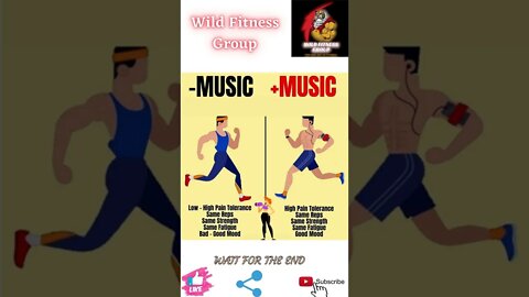 🔥Exercise with music vs without music🔥#shorts🔥#wildfitnessgroup🔥28 April 2022🔥