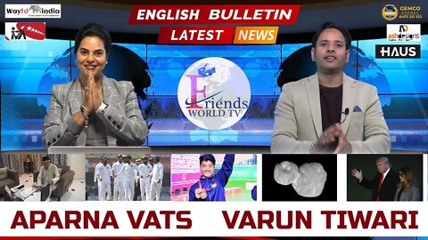 LATEST NEWS UPDATES | ENGLISH BULLETIN | Varun Tiwari with APARNA VATS