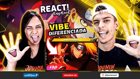 Rap do Deidara (Naruto) - A ARTE É A EXPLOSÃO | NERD HITS | [React em Casal RapGeek] 🔥