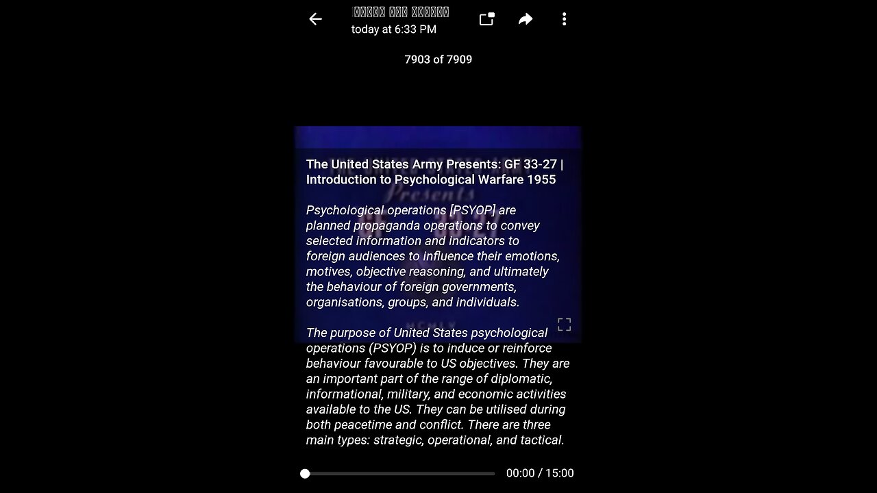 Documentary: Psychological Warfare USA 1955