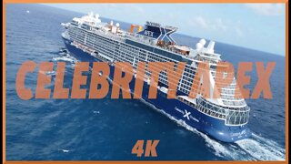 Celebrity Apex Departs Port Everglades - 4K