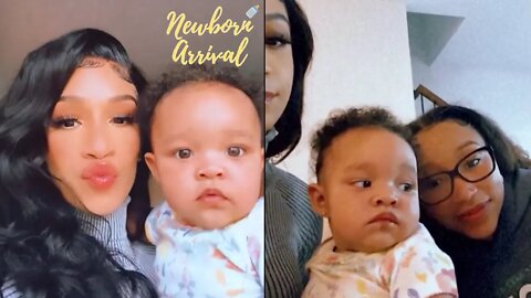 T.I.'s Daughter Deyjah Helps Zonnique With Baby Hunter! 👶🏽