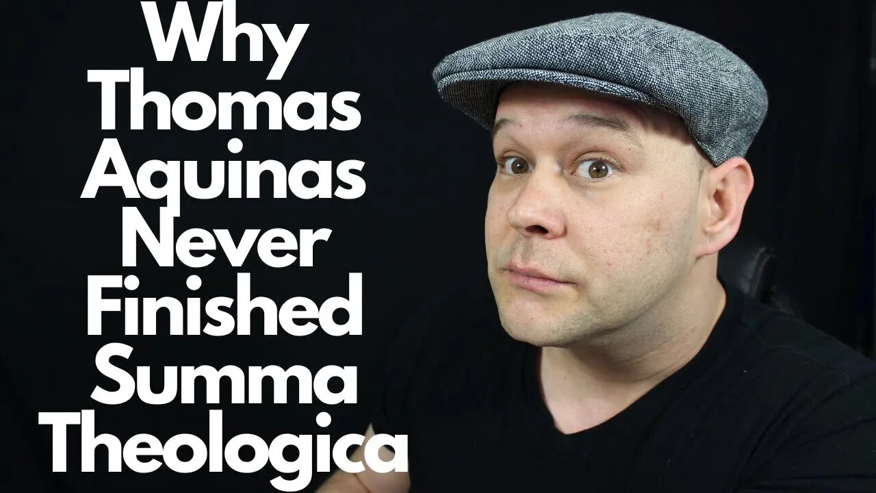 One of the Greatest Stories in Church History - Why Thomas Aquinas Never Finished Summa Theologica