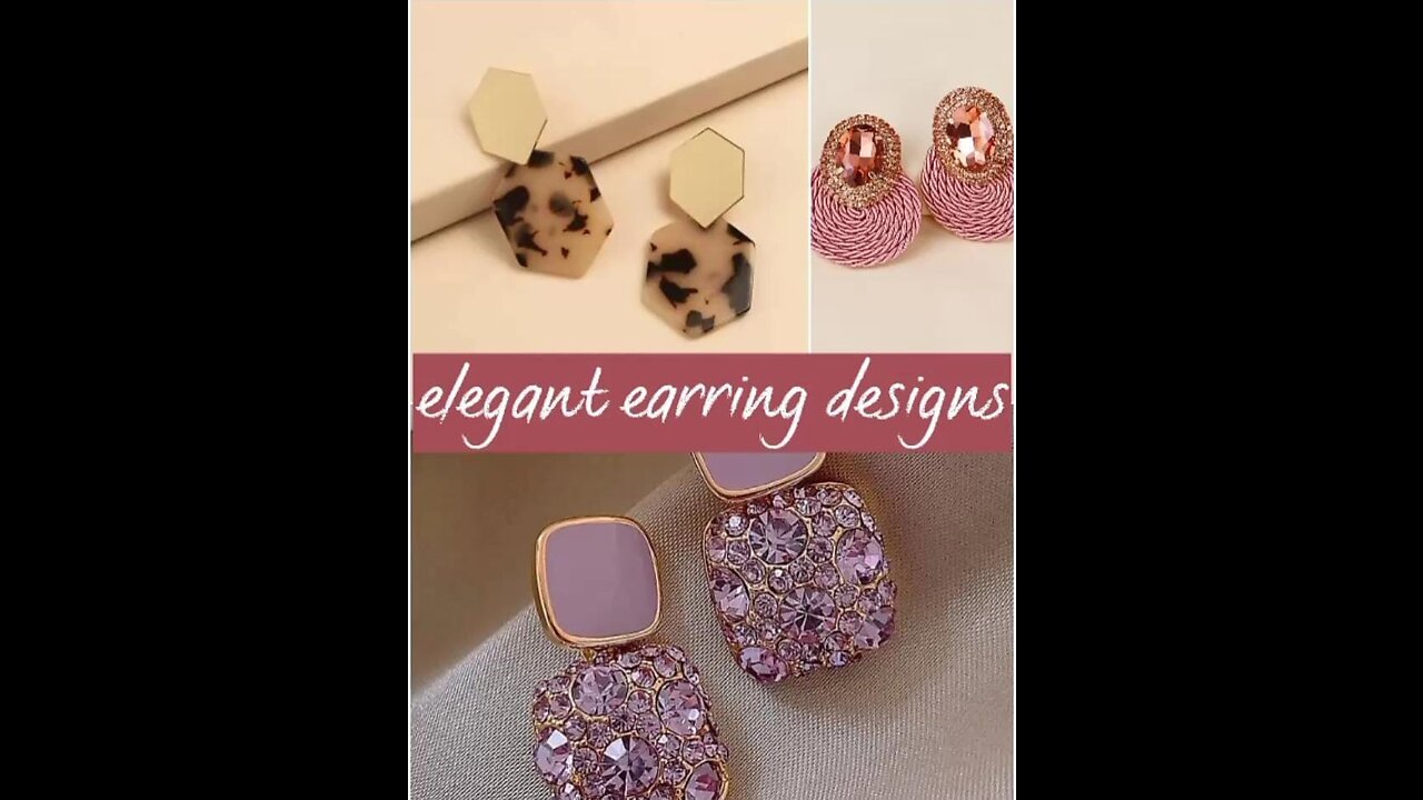 Elegant earring designs