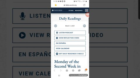 Jesus is our Savior/ Bible reading March 1 / 2021