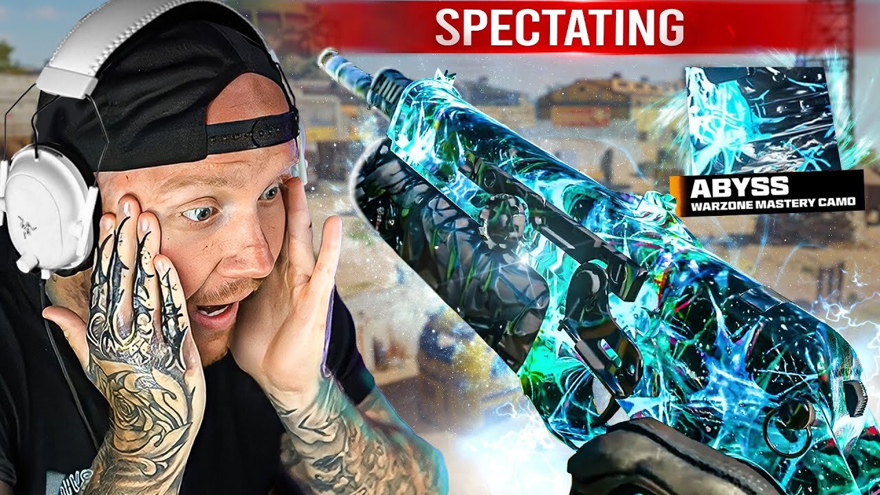 SPECTATING THE WORLD FIRST ABYSS CAMO IN WARZONE