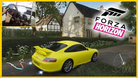 PORSCHE 911 GT3 - Forza Horizon 4 Gameplay Realista / Logitech G29