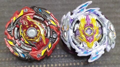 WORLD SPRIGGAN .U' 2B vs RAGE LONGINUS .Ds' 3A | Beyblade Burst Sparking | Quick Battle