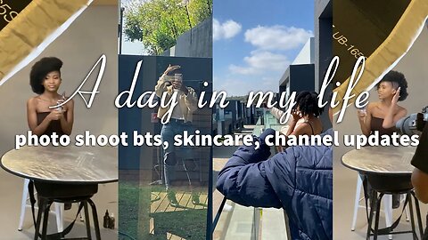 VLOG: A day in my life, photo shoot BTS, skincare, channel updates