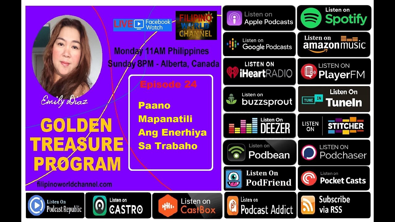 Paano Mapanatili Ang Enerhiya Sa Trabaho (Filipino)